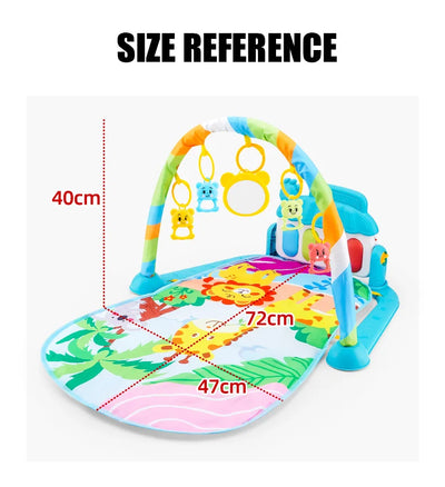 Baby Play Gym with Kick Piano Mat