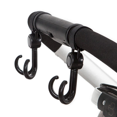 Stroller Hooks, 2-Pack, 360° Rotating