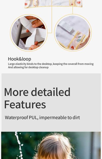 Long-Sleeve Waterproof Smock Bib