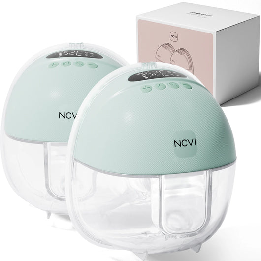 Wearable Breast Pump, Hands-Free, Mint, pair