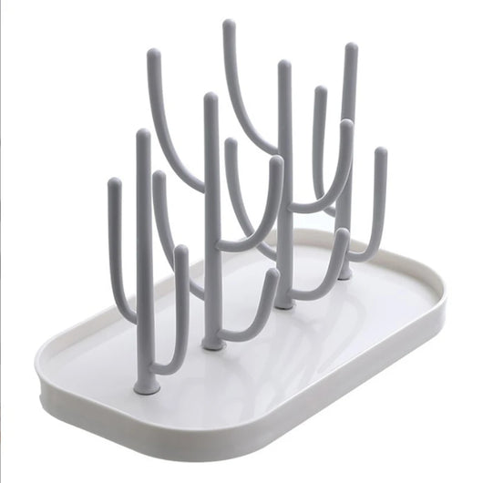 Baby Bottle Drying Rack, Tree Design, beige