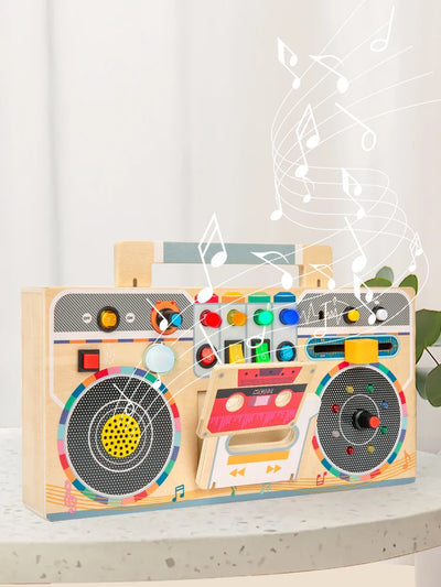 Wooden Pretend-Play Car Dashboard