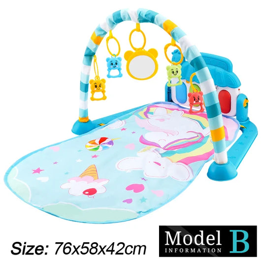 Baby Play Gym with Kick Piano Mat