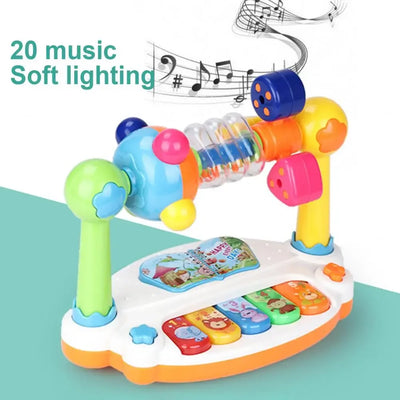 Spinning Baby Piano Toy with Lights and Music, product photo 3