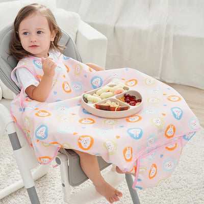 Waterproof Bib Coverall for High Chairs