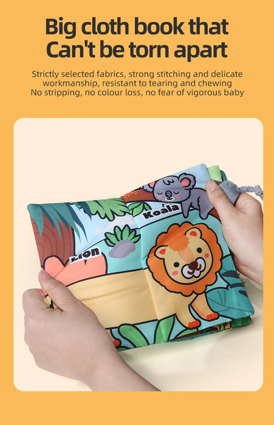 Soft Cloth Book for Babies, 4 Pages