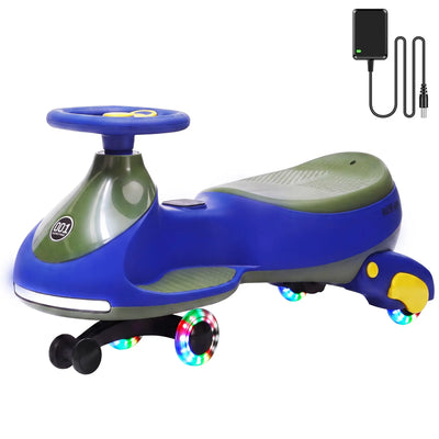 12V Electric Wiggle Car with Pedal & Lights
