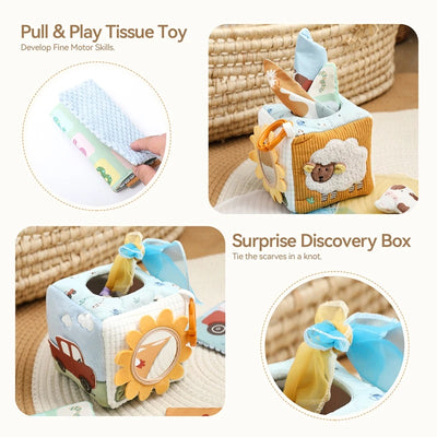 Magic Tissue Box Sensory Toy