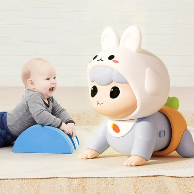 Crawling Baby Animal Toy with Music & Lights