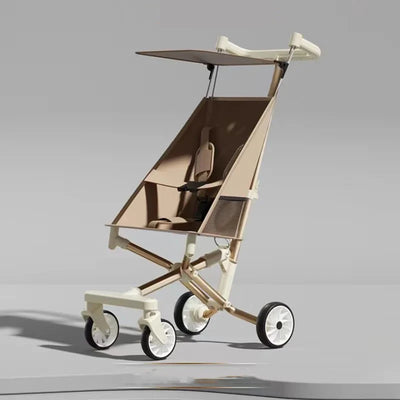 Lightweight Travel Stroller, Foldable, Khaki