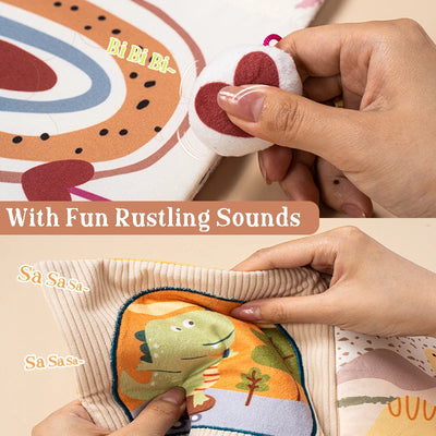 Crinkle Cloth Book with Teether