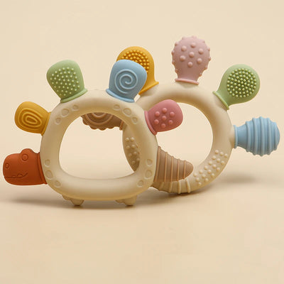 Silicone Animal Teether Ring