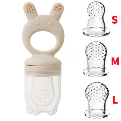 Silicone Fruit Feeder & Freezer Tray Set