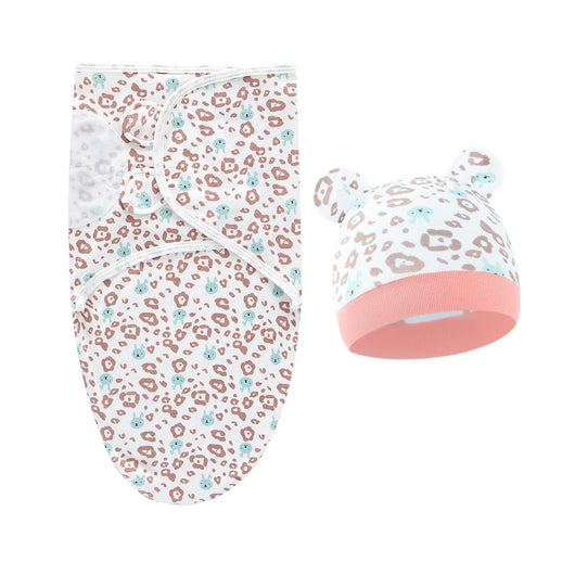 Cotton Swaddle Wrap with Hat