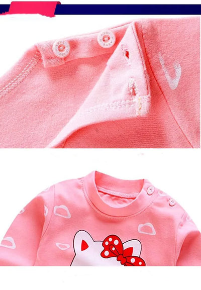 Baby Cotton Pajama Set, Top and Pants, product photo 1