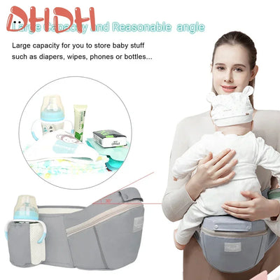 Ergonomic Baby Carrier with Hip Seat, 3–36 Months