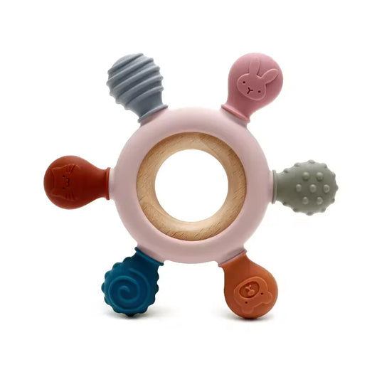 Silicone Animal Teether Ring