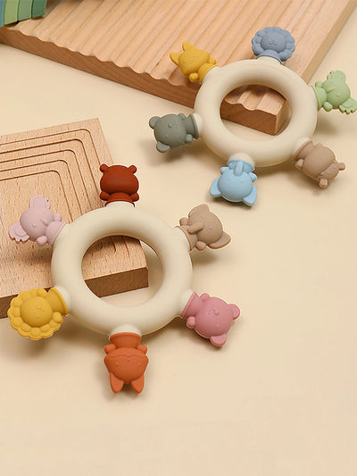 Silicone Animal Teether Ring