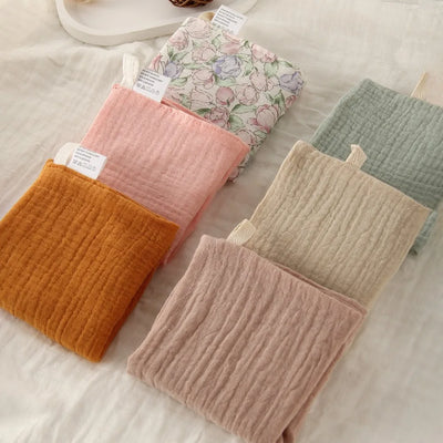 Muslin Baby Washcloths, 6-Layer Cotton, 3 or 5 Pack, product photo 2
