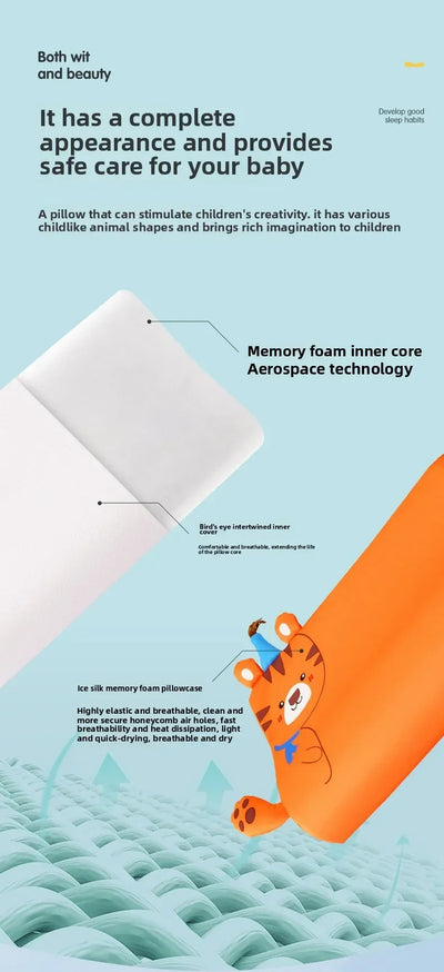 Animal Foam Pillow for Kids
