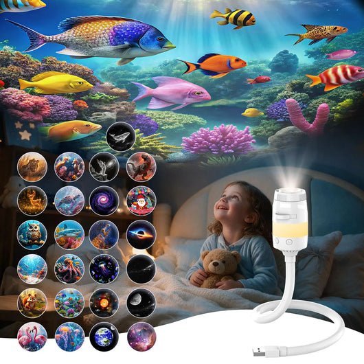 Galaxy Star Projector with Story Slides