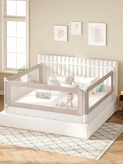 King Size Bed Rail for Toddlers, 3-Piece, Height Adjustable, product photo 1