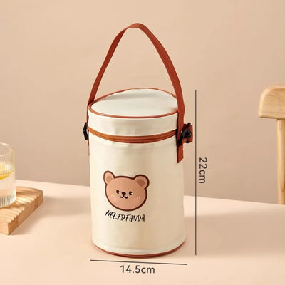 Insulated Bear Lunch Bag