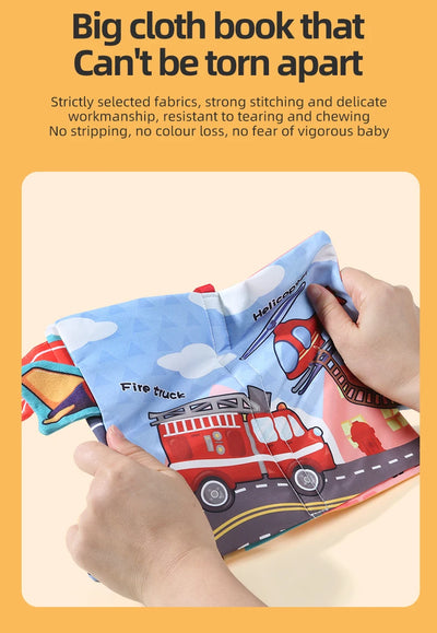 Soft Cloth Book for Babies, 4 Pages