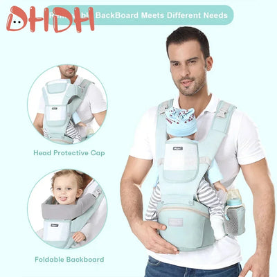 Ergonomic Baby Carrier with Hip Seat, 3–36 Months