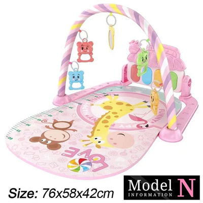 Baby Play Gym with Kick Piano Mat
