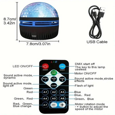 Ocean Wave Star Projector Night Light