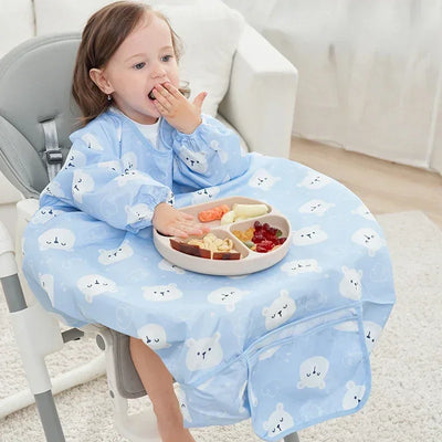 Waterproof Bib Coverall for High Chairs