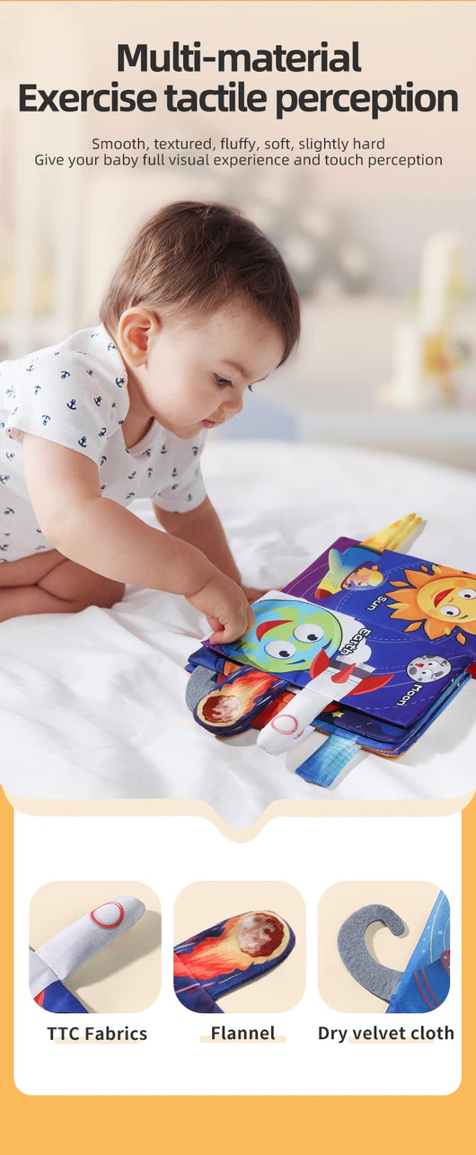 Soft Cloth Book for Babies, 4 Pages