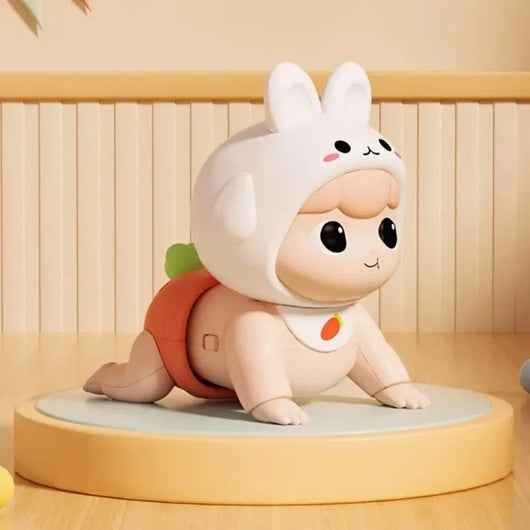 Crawling Baby Animal Toy with Music & Lights