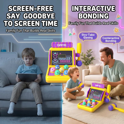Light-Up Whack-a-Monster Arcade Game