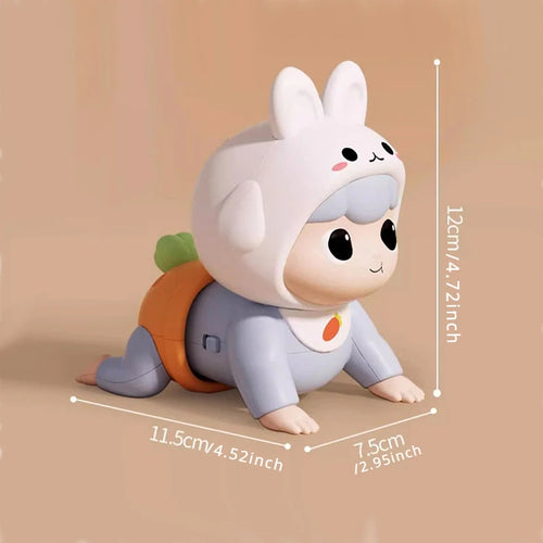 Crawling Baby Animal Toy with Music & Lights