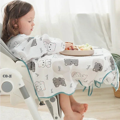 Waterproof Bib Coverall for High Chairs