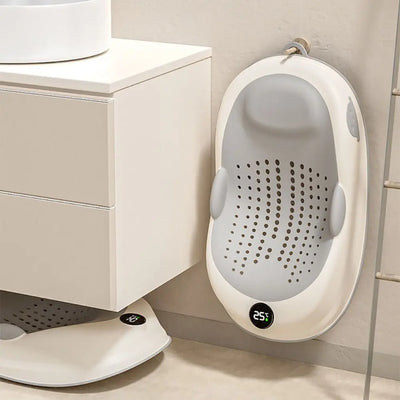Newborn Bath Seat with Temperature Indicator