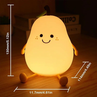 Axolotl Silicone Night Light, Rechargeable