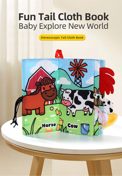 Soft Cloth Book for Babies, 4 Pages