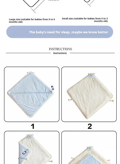 Hooded Winter Baby Wrap Blanket