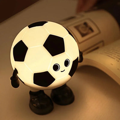 Soccer Ball Silicone Night Light, 7 Colors