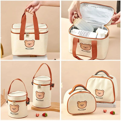 Insulated Bear Lunch Bag