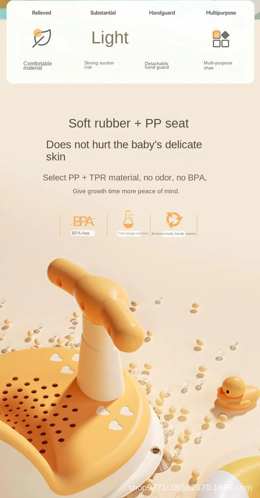 Baby Bath Seat with Backrest