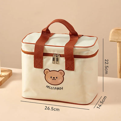 Insulated Bear Lunch Bag