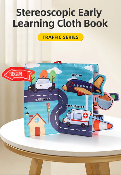 Soft Cloth Book for Babies, 4 Pages