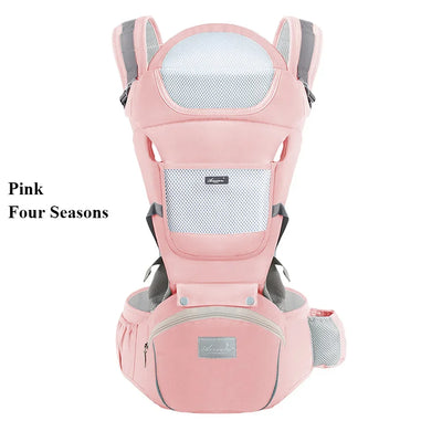 Ergonomic Baby Carrier with Hip Seat, 3–36 Months