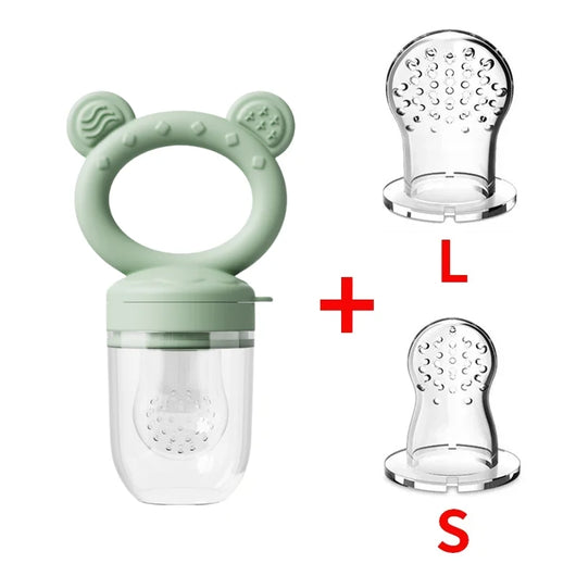 Silicone Fruit Feeder & Freezer Tray Set