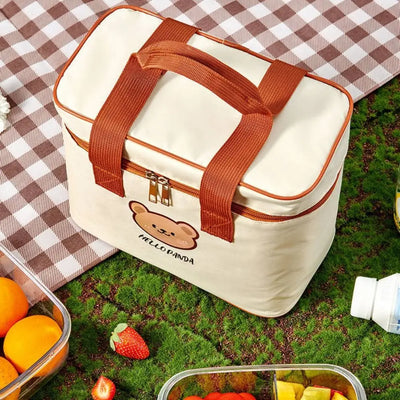 Insulated Bear Lunch Bag