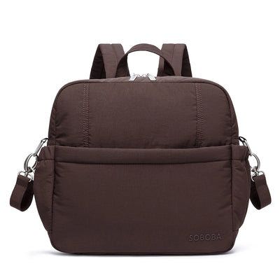 Soboba Diaper Bag Backpack, Large, Coffee
